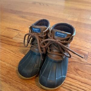 Sperry Kids Brown Duck Boots